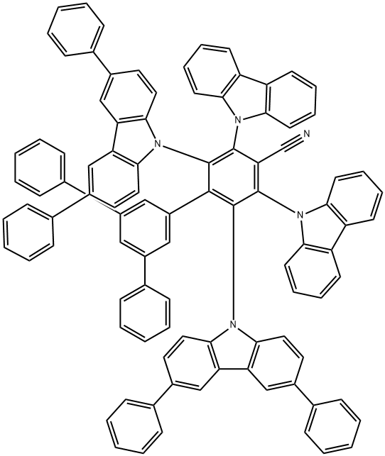 [1,1':3',1''-Terphenyl]-4-carbonitrile, 3,5-di-9H-carbazol-9-yl-2,6-bis(3,6-diphenyl-9H-carbazol-9-yl)-5'-phenyl-