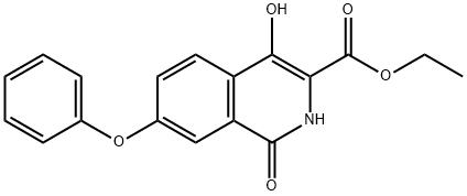 Ethyl 1,4-dihydroxy-7-phenoxyisoquinoline-3-carboxylate