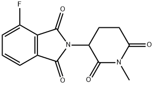 1H-Isoindole-1,3(2H)-dione, 4-fluoro-2-(1-methyl-2,6-dioxo-3-piperidinyl)-