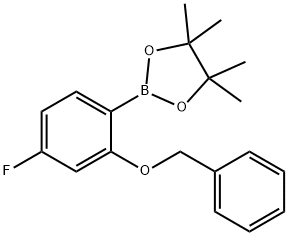 2-[2-(苄氧基)-4-氟苯基]-4,4,5,5-四甲基-1,3,2-二氧杂硼戊烷