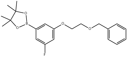 2-(3-(2-(Benzyloxy)ethoxy)-5-fluorophenyl)-4,4,5,5-tetramethyl-1,3,2-dioxaborolane