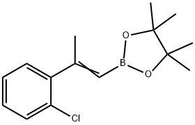 2-(2-(2-chlorophenyl)prop-1-en-1-yl)-4,4,5,5-tetramethyl-1,3,2-dioxaborolane