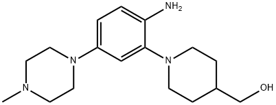 (1-(2-amino-5-(4-methylpiperazin-1-yl)phenyl)piperidin-4-yl)methanol