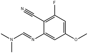 (E)-N'-(2-cyano-3-fluoro-5-methoxyphenyl)-N,N-dimethylformimidamide