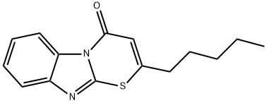 4H-[1,3]Thiazino[3,2-a]benzimidazol-4-one, 2-pentyl-