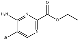 2-Pyrimidinecarboxylic acid, 4-amino-5-bromo-, ethyl ester