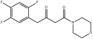 1,3-Butanedione, 1-(4-morpholinyl)-4-(2,4,5-trifluorophenyl)-