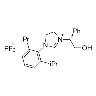 (S)-3-(2,6-二异丙基苯基)-1-(2-羟基-1-苯基乙基)-4,5-二氢-1H-咪唑-3-六氟磷酸盐(v)