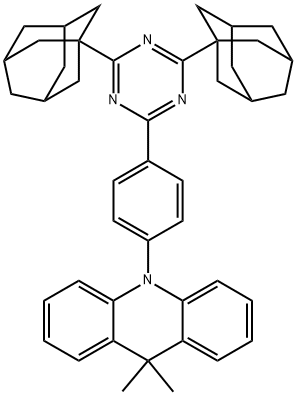 10-[4-[4,6-Di(adamantan-1-yl)-1,3,5-triazin-2-yl]phenyl]-9,9-dimethyl-9,10-dihydroacridine