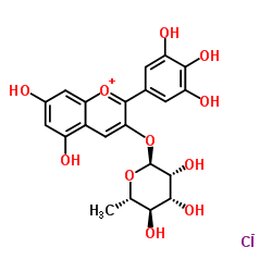 花翠素-3-O-鼠李糖苷氯化物