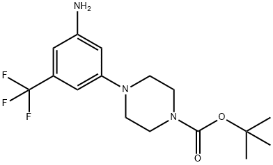 tert-butyl 4-(3-amino-5-(trifluoromethyl)phenyl)piperazine-1-carboxylate