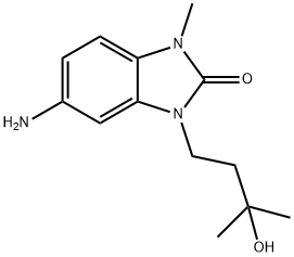 2H-Benzimidazol-2-one, 5-amino-1,3-dihydro-3-(3-hydroxy-3-methylbutyl)-1-methyl-