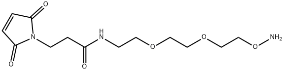 Mal-amide-PEG2-oxyamine