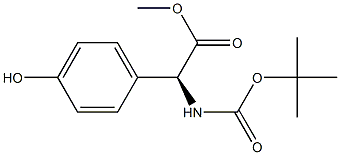 (S)-Methyl 2-((tert-butoxycarbonyl)amino)-2-(4-hydroxyphenyl)acetate