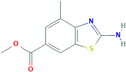 6-Benzothiazolecarboxylicacid,2-amino-4-methyl-,methylester(9CI)