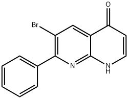 1,8-Naphthyridin-4(1H)-one, 6-bromo-7-phenyl-