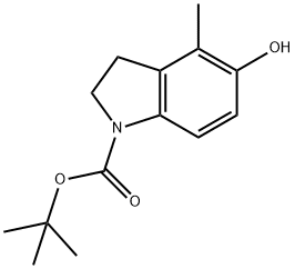 1H-Indole-1-carboxylic acid, 2,3-dihydro-5-hydroxy-4-methyl-, 1,1-dimethylethyl ester