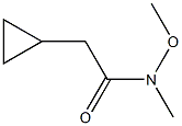 2-Cyclopropyl-N-methoxy-N-methyl-acetamide