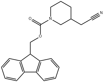 (9H-fluoren-9-yl)methyl 3-(cyanomethyl)piperidine-1-carboxylate