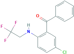 2-(2,2,2-Trifluoroethylamino)-5-chlorobenzophenone