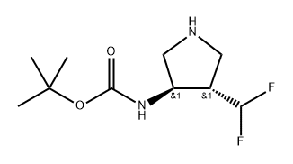 ((3R,4S)-4-(二氟甲基)吡咯烷-3-基)氨基甲酸叔丁酯