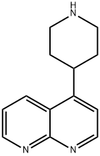 1,8-Naphthyridine, 4-(4-piperidinyl)-