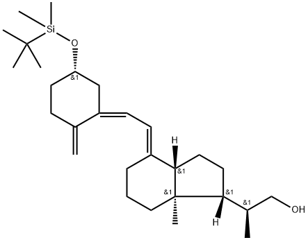 2-(4-{2-[5S-(tert-Butyl-dimethyl-silanyloxy)-2-methylene-cyclohexylidene]-ethylidene}-7R-methyl-octahydro-inden-1-Ryl)-(S)-propan-1-ol