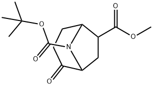 8-Azabicyclo[3.2.1]octane-6,8-dicarboxylic acid, 2-oxo-, 8-(1,1-dimethylethyl) 6-methyl ester