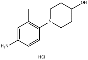 1-(4-Amino-2-methylphenyl)piperidin-4-ol hydrochloride