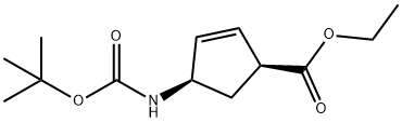 (1S,4R)-ethyl 4-(tert-butoxycarbonylaMino)cyclopent-2-enecarboxylate