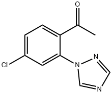 1-[4-chloro-2-(1H-1,2,4-triazol-1-yl)phenyl]ethan-1- one