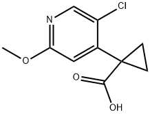 1-(5-chloro-2-methoxypyridin-4-yl)cyclopropane-1-carboxylic acid