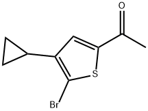 5-Acetyl-2-bromo-3-(cyclopropyl)thiophene