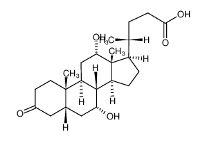 3-Oxo-7α,12α-hydroxy-5β-cholanoic Acid