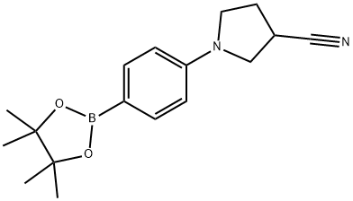 3-Pyrrolidinecarbonitrile, 1-[4-(4,4,5,5-tetramethyl-1,3,2-dioxaborolan-2-yl)phenyl]-