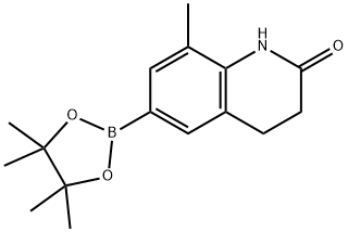 2(1H)-Quinolinone, 3,4-dihydro-8-methyl-6-(4,4,5,5-tetramethyl-1,3,2-dioxaborolan-2-yl)-