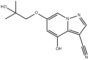 4-Hydroxy-6-(2-hydroxy-2-methylpropoxy)pyrazolo[1,5-a]pyridine-3-carbonitrile