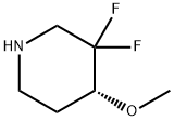 Piperidine, 3,3-difluoro-4-methoxy-, (4R)-