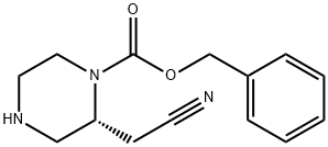 benzyl (2R)-2-(cyanomethyl)piperazine-1-carboxylate