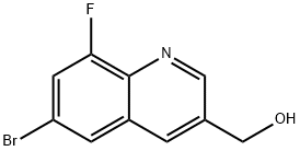 3-Quinolinemethanol, 6-bromo-8-fluoro-