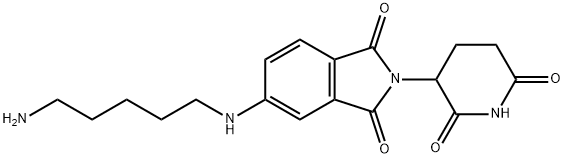 5-[(5-aminobutyl)amino]-2-(2,6-dioxo-3-piperidinyl)-1H-Isoindole-1,3(2H)-dione,