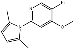 Pyridine, 5-bromo-2-(2,5-dimethyl-1H-pyrrol-1-yl)-4-methoxy-