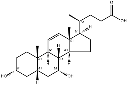 Chol-11-en-24-oic acid, 3,7-dihydroxy-, (3α,5β,7α)-