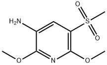 3-Pyridinamine, 2,6-dimethoxy-5-(methylsulfonyl)-