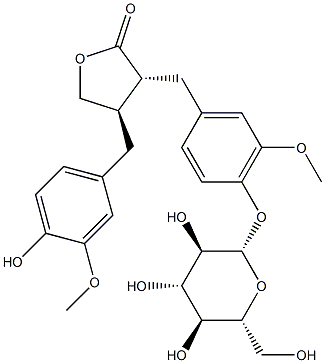 (3R,4S)-3-[[4-(β-D-Glucopyranosyloxy)-3-methoxyphenyl]methyl]-4,5-dihydro-4-[(4-hydroxy-3-methoxyphenyl)methyl]furan-2(3H)-one