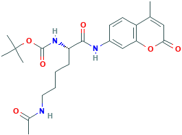 (S)-(6-乙酰氨基1-((4-甲基-2-氧代-2H-色烯-7-基)氨基)-1-氧代己烷-2-基)氨基甲酸叔丁酯