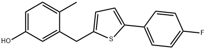 Phenol, 3-[[5-(4-fluorophenyl)-2-thienyl]methyl]-4-methyl-