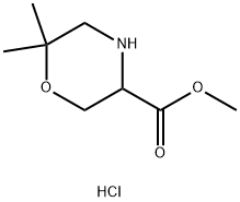 methyl 6,6-dimethyl-morpholine-3-carboxylate HCl