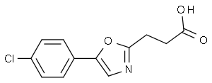 5-(4-氯苯基)噁唑-2-丙酸