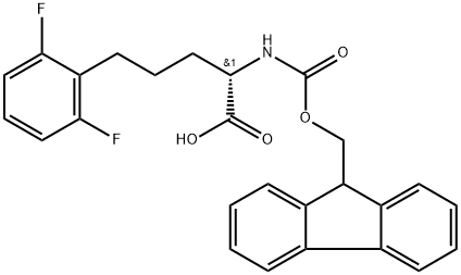 Benzenepentanoic acid, α-[[(9H-fluoren-9-ylmethoxy)carbonyl]amino]-2,6-difluoro-, (αS)-